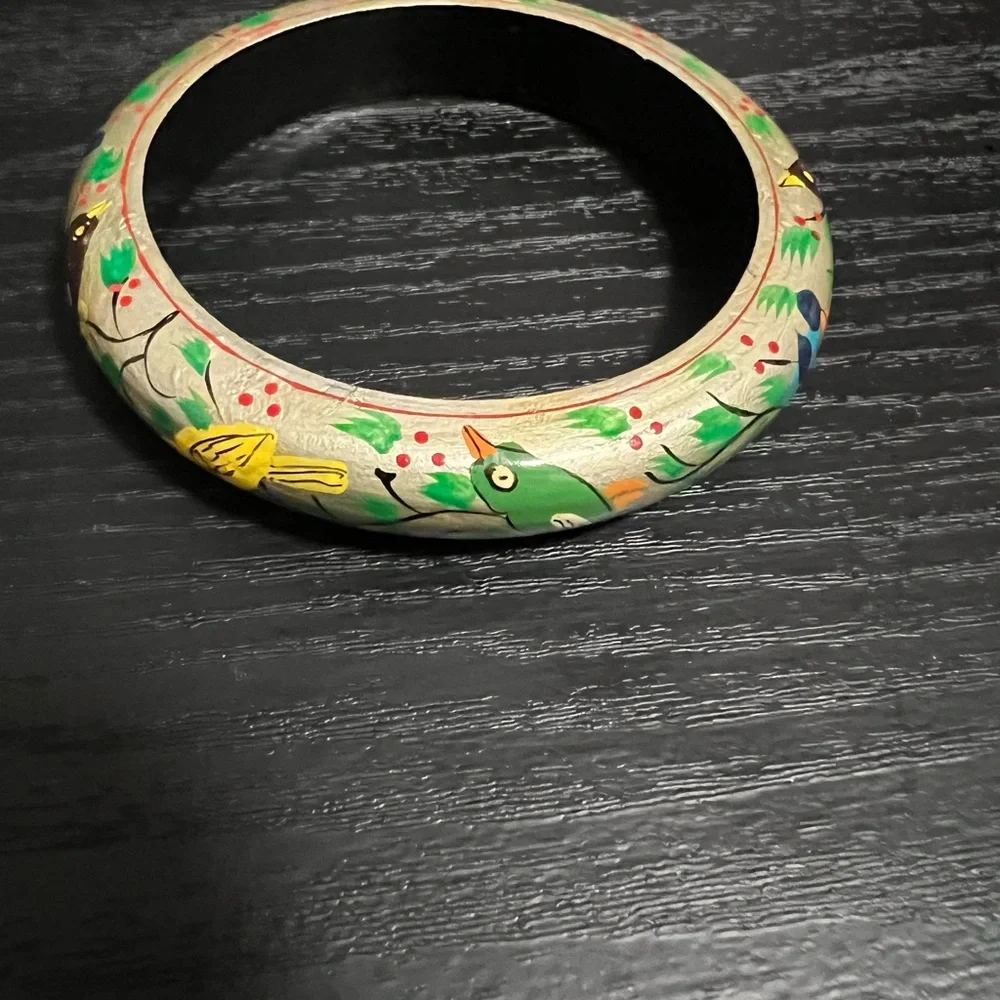 Colorful Patterned Bangles Set - Picture 7 of 7